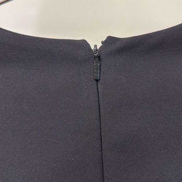 Gucci Compact Jersey Deep-V High Slit Long Sleeve Dress - Picture 12 of 13